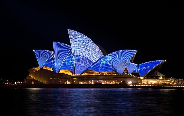 Un passato storico transitorio della Sydney Opera Hom