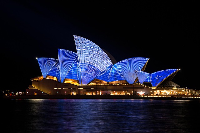 Un passato storico transitorio della Sydney Opera Hom