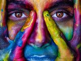 Professionisti e contro di colori ad olio pronti